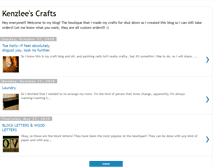 Tablet Screenshot of kenzleecraft.blogspot.com