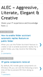 Mobile Screenshot of alecxu.blogspot.com