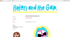 Desktop Screenshot of helenandthegap.blogspot.com