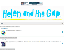 Tablet Screenshot of helenandthegap.blogspot.com