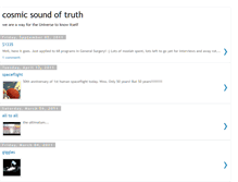 Tablet Screenshot of cosmicsoundoftruth.blogspot.com