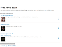 Tablet Screenshot of freemoviebazar.blogspot.com