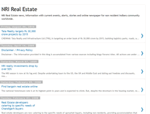 Tablet Screenshot of nri-realestate.blogspot.com