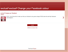 Tablet Screenshot of facebook-colorchange.blogspot.com