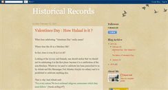 Desktop Screenshot of historicalrecords-world.blogspot.com