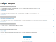 Tablet Screenshot of codigosreceptor.blogspot.com