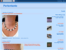 Tablet Screenshot of perlentante.blogspot.com