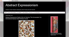 Desktop Screenshot of abstractexpressionism-kimberlyconrad.blogspot.com