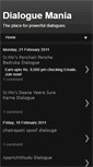 Mobile Screenshot of dialoguemania.blogspot.com