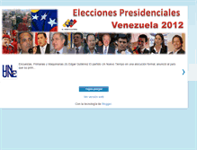 Tablet Screenshot of encuesta1presidenciales2012.blogspot.com