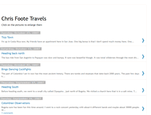 Tablet Screenshot of chrisfootetravels.blogspot.com