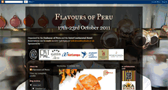 Desktop Screenshot of flavoursofperu.blogspot.com