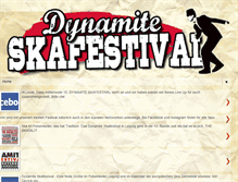 Tablet Screenshot of dynamite-ska.blogspot.com