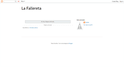 Desktop Screenshot of lafallera.blogspot.com