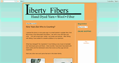 Desktop Screenshot of libertyfibers.blogspot.com