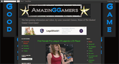 Desktop Screenshot of amazinggamerrs.blogspot.com