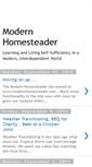Mobile Screenshot of modernhomesteaderblog.blogspot.com