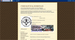 Desktop Screenshot of cnhsbatch82.blogspot.com