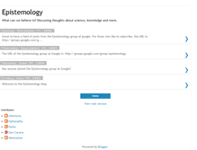 Tablet Screenshot of epistemology.blogspot.com