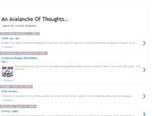 Tablet Screenshot of anavalancheofthoughts.blogspot.com