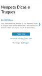 Mobile Screenshot of neopetsdicasetruques.blogspot.com