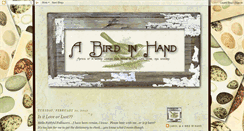 Desktop Screenshot of abirdinhand-ckb.blogspot.com