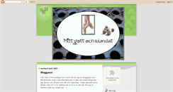 Desktop Screenshot of mittgottochblandat.blogspot.com