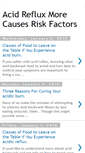 Mobile Screenshot of acidrefluxriskfact.blogspot.com