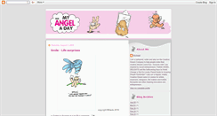 Desktop Screenshot of myangeladay.blogspot.com