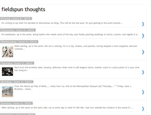 Tablet Screenshot of fieldspunthoughts.blogspot.com