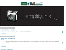 Tablet Screenshot of amplifythis.blogspot.com