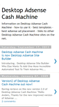 Mobile Screenshot of desktop-adsense-cash-machine.blogspot.com