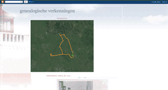 Desktop Screenshot of genealogischeverkenningen.blogspot.com