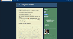 Desktop Screenshot of be-cavityfree-forlife.blogspot.com