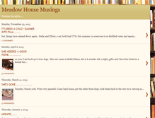 Tablet Screenshot of meadowhousemusings.blogspot.com
