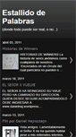 Mobile Screenshot of estallidodepalabras.blogspot.com