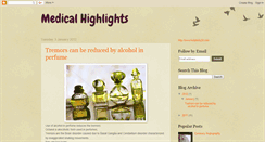 Desktop Screenshot of medicalhighlights.blogspot.com
