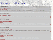 Tablet Screenshot of historicalandpoliticalissues.blogspot.com