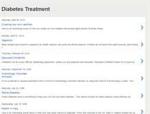 Tablet Screenshot of diabetestreatments.blogspot.com