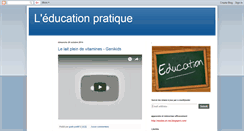 Desktop Screenshot of education-pratique.blogspot.com