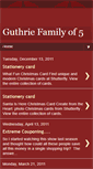 Mobile Screenshot of guthriefamilyof5.blogspot.com