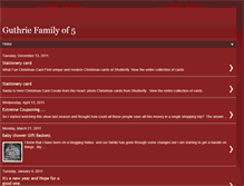 Tablet Screenshot of guthriefamilyof5.blogspot.com