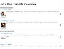 Tablet Screenshot of melandsham.blogspot.com