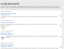 Tablet Screenshot of club-wildcats.blogspot.com