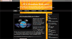 Desktop Screenshot of fcafreedomride.blogspot.com
