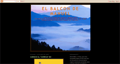 Desktop Screenshot of elbalcondemanuel.blogspot.com