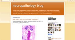 Desktop Screenshot of neuropathologyblog.blogspot.com