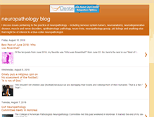 Tablet Screenshot of neuropathologyblog.blogspot.com