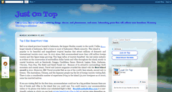 Desktop Screenshot of justontop.blogspot.com