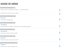 Tablet Screenshot of mondedemerdes.blogspot.com